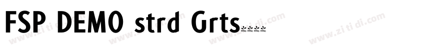 FSP DEMO strd Grts字体转换 FSP DEMO strd Grts字体转换